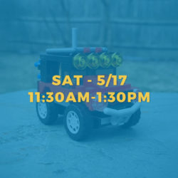 LEGO VEHICLES • MAY 17TH • 11:30AM-1:30PM