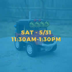 LEGO VEHICLES • MAY 31st • 11:30AM-1:30PM