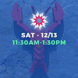 WEEKEND DROP-IN • DEC 13TH • 11:30AM-1:30PM