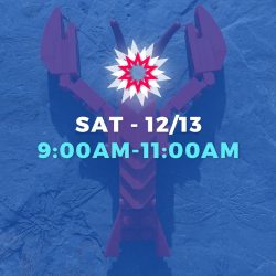 WEEKEND DROP-IN • DEC 13TH • 9:00AM-11:00AM