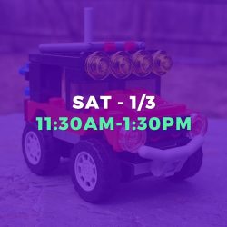 WEEKEND DROP-IN • JAN 3RD • 11:30AM-1:30PM