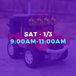 WEEKEND DROP-IN • JAN 3RD • 9:00AM-11:00AM