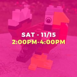 WEEKEND DROP-IN • NOV 15TH • 2:00PM-4:00PM