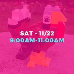 WEEKEND DROP-IN • NOV 22ND • 9:00AM-11:00AM