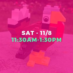 WEEKEND DROP-IN • NOV 8TH • 11:30AM-1:30PM