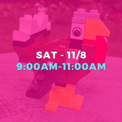 WEEKEND DROP-IN • NOV 8TH • 9:00AM-11:00AM