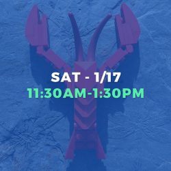 WEEKEND DROP-IN • JAN 17TH • 11:30AM-1:30PM