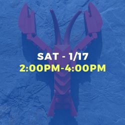 WEEKEND DROP-IN • JAN 17TH • 2:00PM-4:00PM