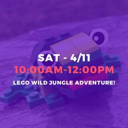 WEEKEND DROP-IN • APRIL 11TH • 10:00AM-12:00PM