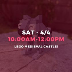 WEEKEND DROP-IN • APR 4TH • 10:00AM-12:00PM