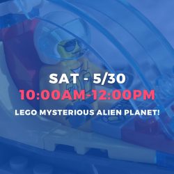 WEEKEND DROP-IN • MAY 30TH • 10:00AM-12:00PM